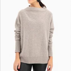 Vince Boiled Cashmere Funnel Neck Sweater S
